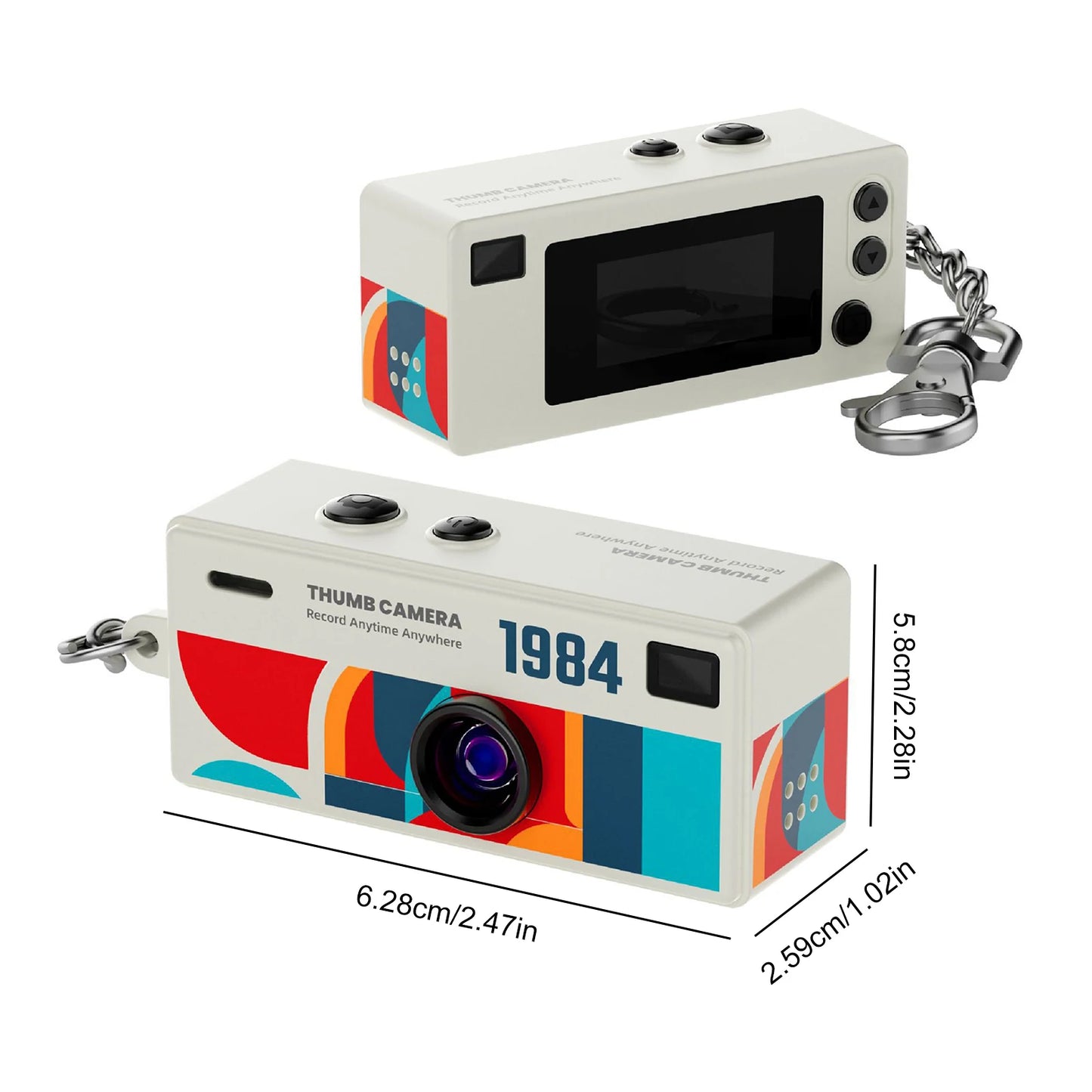 Retro Mini Keychain Camera — 1080P HD | Throwback Cam Vibes 📼