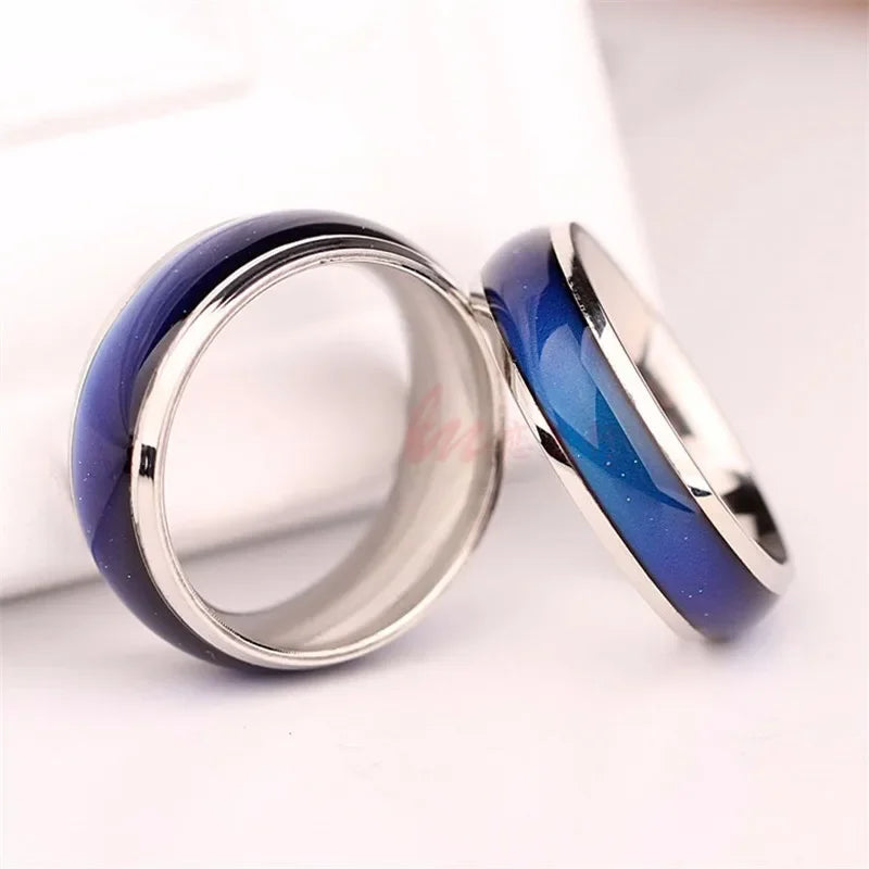 Fine Jewelry Mood Ring Color Change Emotion Feeling Mood Ring Changeable Band Temperature Ring jewelry