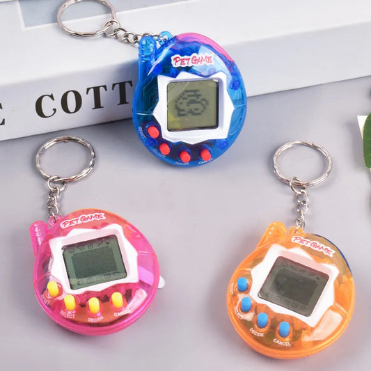 Transparent Electronic Pets 168 In One Nostalgic Pixel Toy