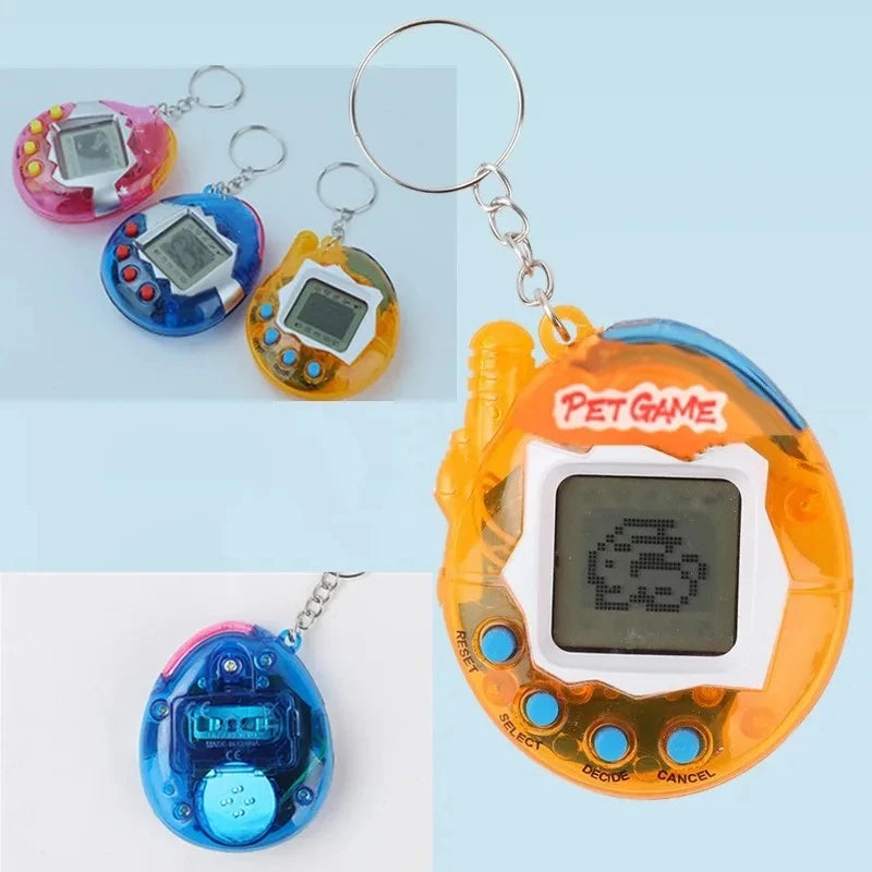 Transparent Electronic Pet Nostalgic 168 in One Virtual Toy