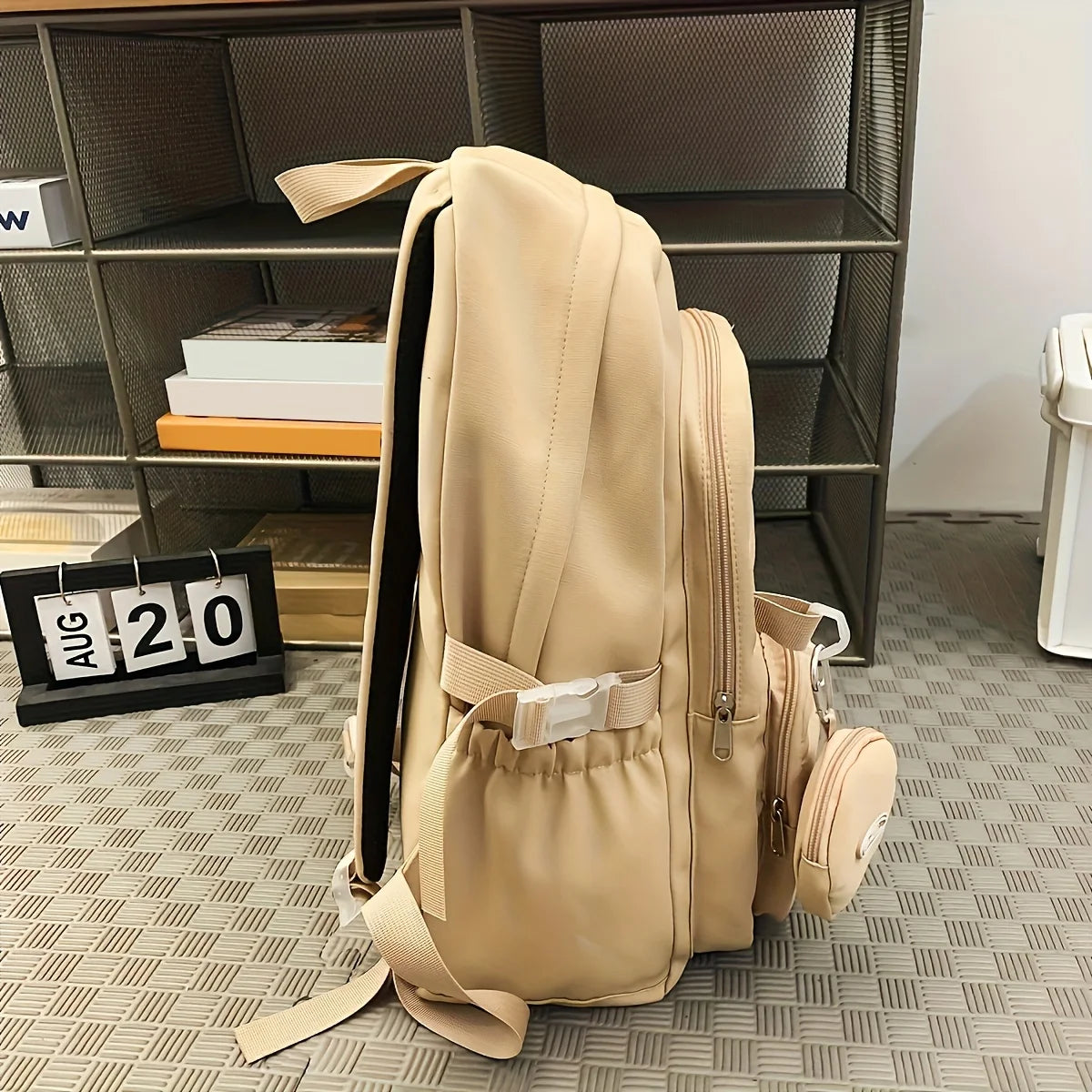 Backpack Simple Large Capacity Sports Travel Backpack Junior High School Leisure Backpack Tutorial Bag