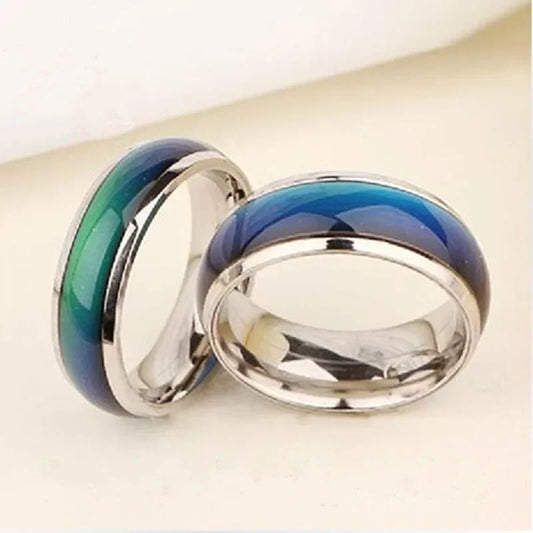 Fine Jewelry Mood Ring Color Change Emotion Feeling Mood Ring Changeable Band Temperature Ring jewelry
