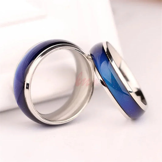 Fine Jewelry Mood Ring Color Change Emotion Feeling Mood Ring Changeable Band Temperature Ring jewelry