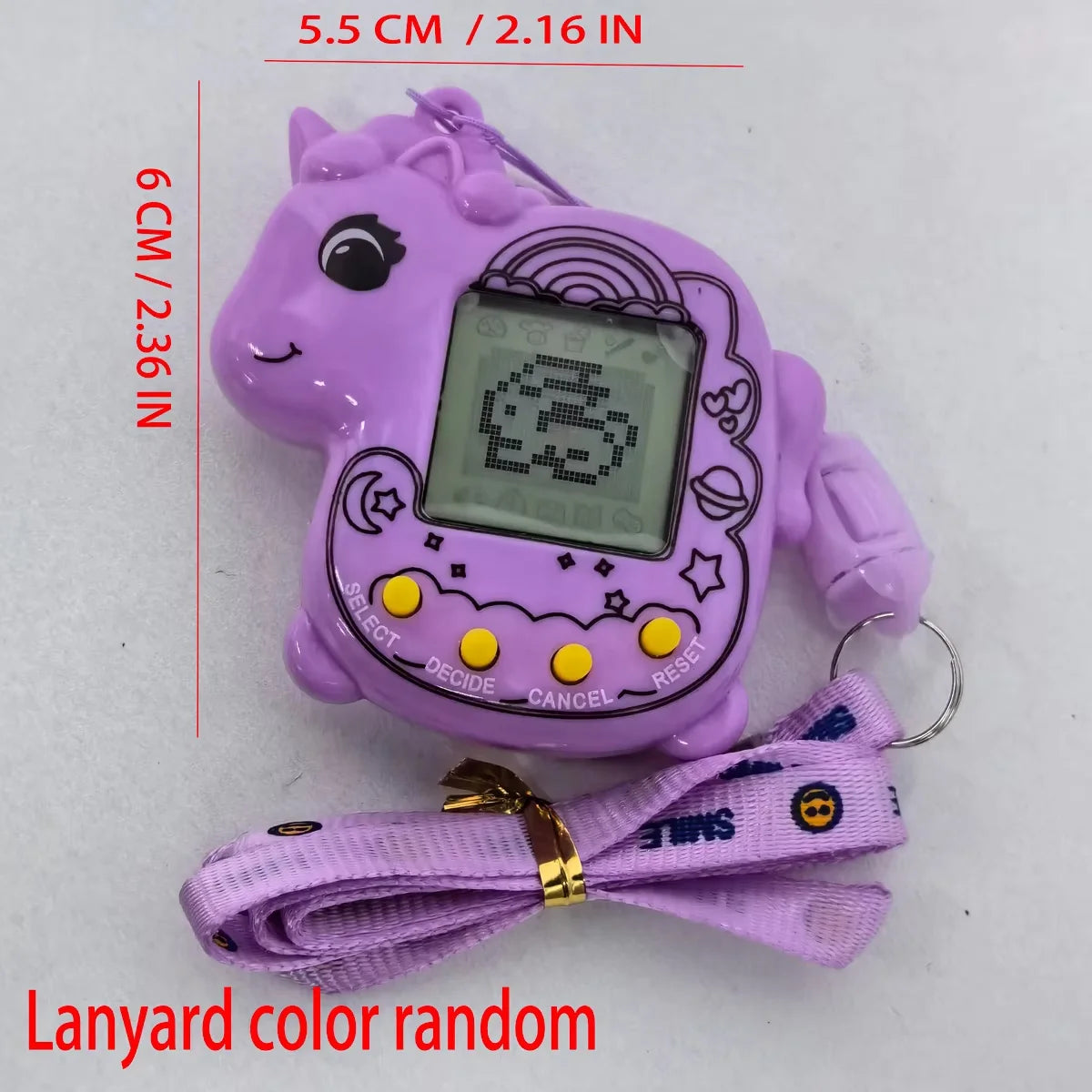 Mini Tamagotchi Virtual Transparent Electronic Pet Handheld Training Game Nostalgic 168Pet Pet Machiner Funny Toys For Kids Gift