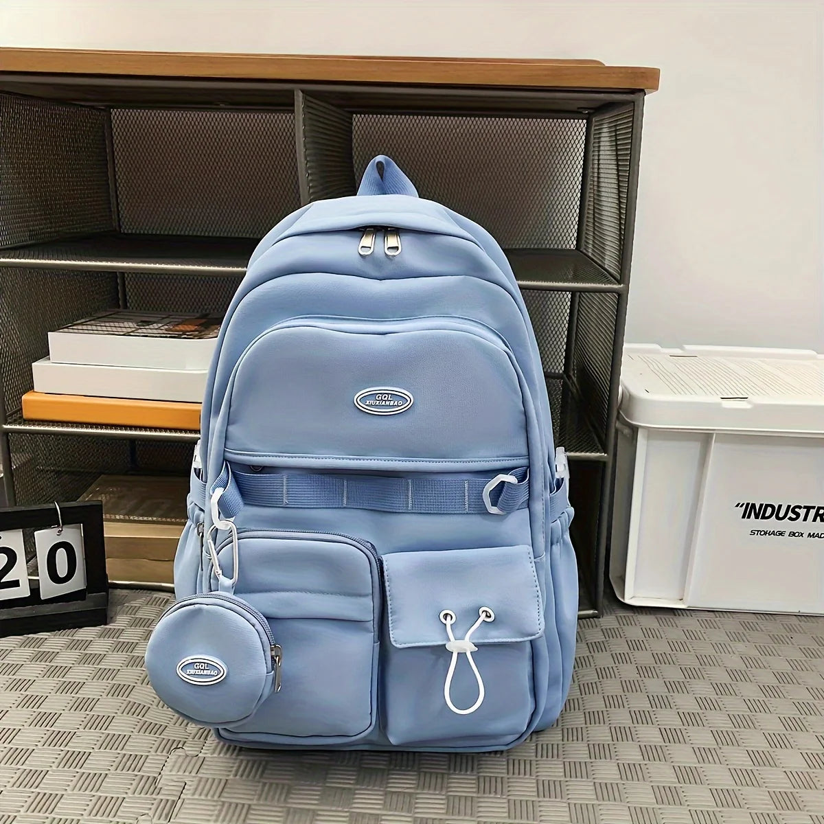 Backpack Simple Large Capacity Sports Travel Backpack Junior High School Leisure Backpack Tutorial Bag
