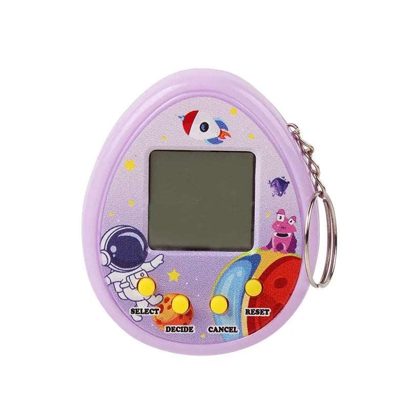 Electronic Pets Game Toys Virtual Tamagotchi Original Digital Animals Toys Mini Screen Game Machine Keychain Children's Toys