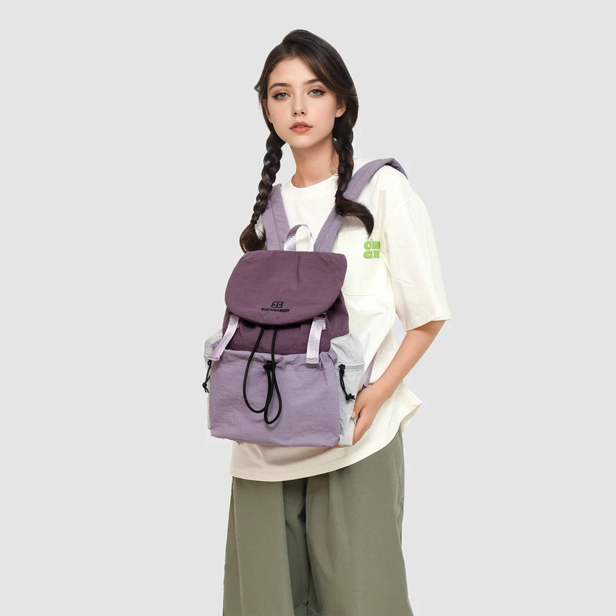 Small Backpack, Lightweight Outdoor Mountaineering Travel, New Backpack, Female College Student School Bag, High School Student, Junior High School Student, Shopping and Travel Sports