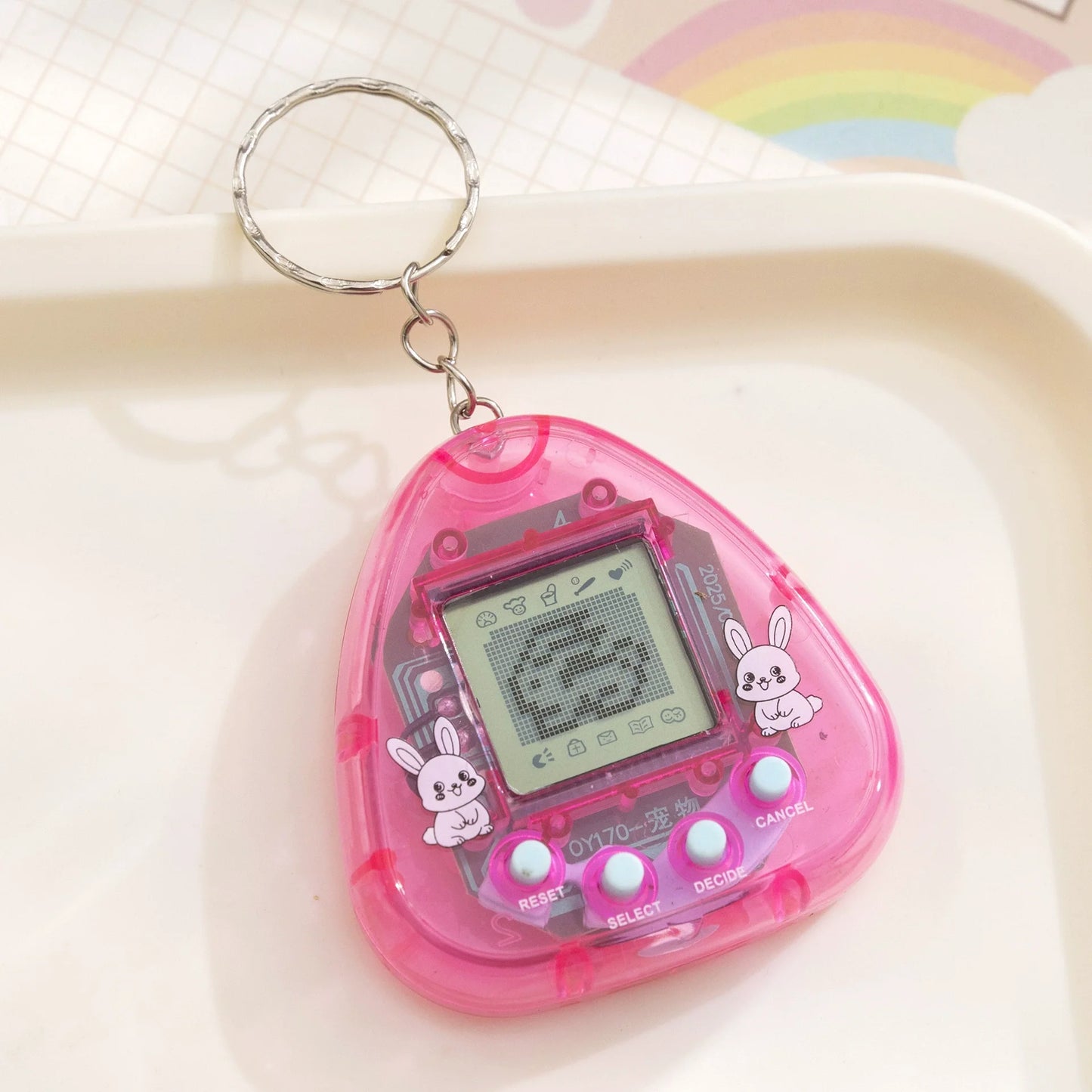 Transparent Electronic Pet Nostalgic 168 in One Virtual Toy