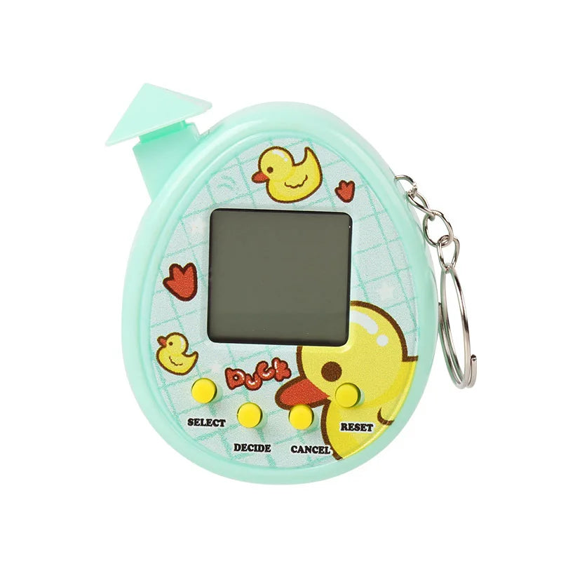 Electronic Pets Game Toys Virtual Tamagotchi Original Digital Animals Toys Mini Screen Game Machine Keychain Children's Toys