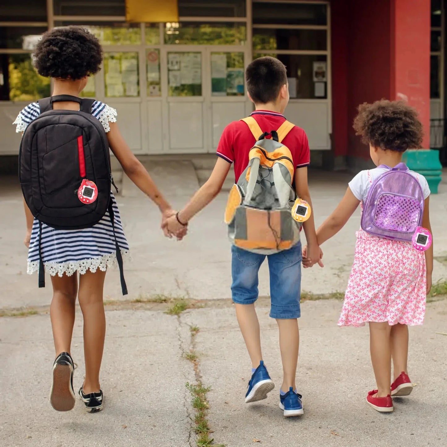 Transparent Electronic Pets 168 In One Nostalgic Pixel Toy