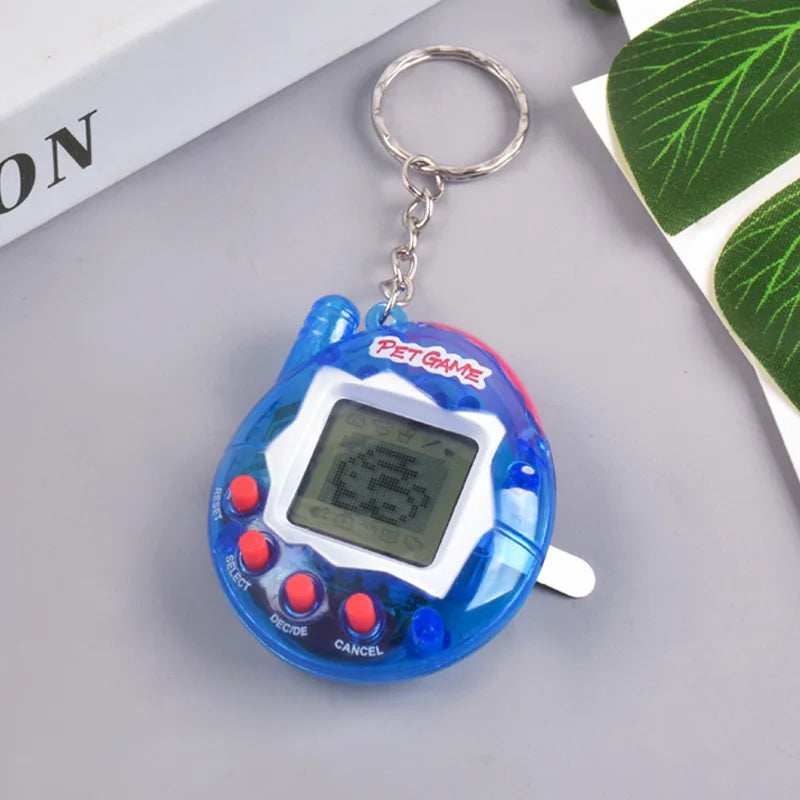 Transparent Electronic Pets 168 In One Nostalgic Pixel Toy