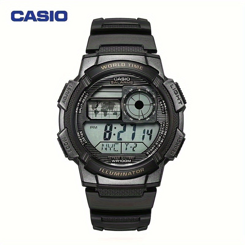Casio AE Series Digital Sports Watch Water Resistant 100m