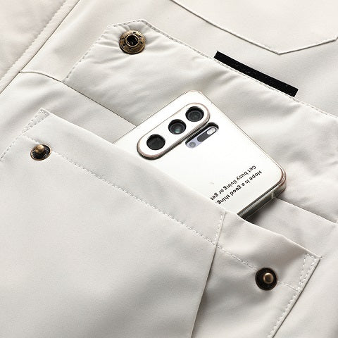 Men's Fashion Windbreaker Jacket - Casual, Thin, Ideal for Spring Outdoor Activities