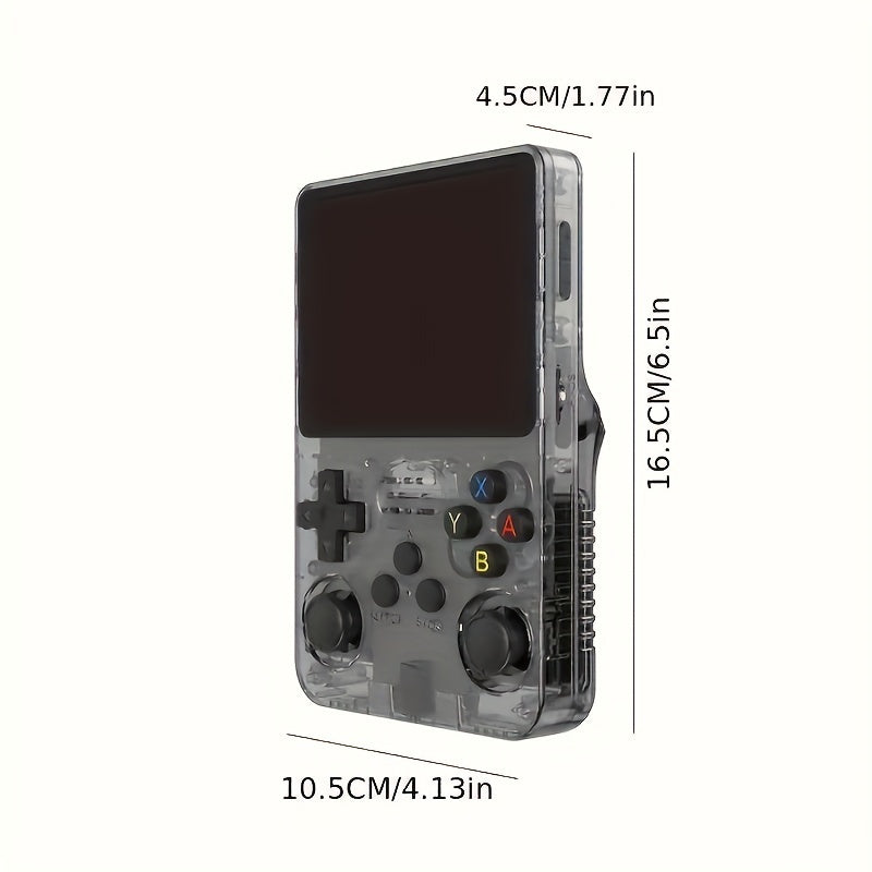 1pc R36S Retro Handheld Game Console: 3.5 Inch IPS Screen Linux System, Can Be Carried With You And Play At Any Time, A Gift For Friends, Enjoy A Good Time
