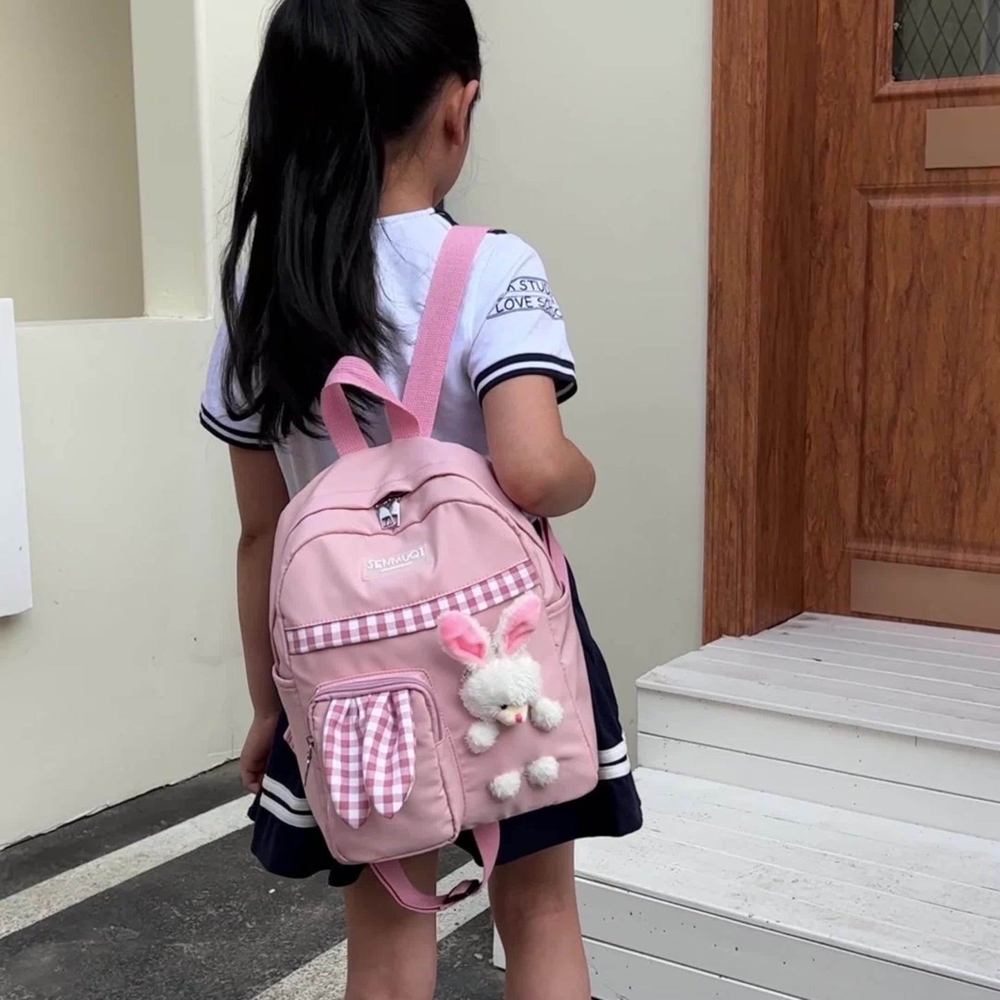 Cute Rabbit Backpack, Mini Backpack, Cartoon Bag Casual Daypack For Shopping, Travel, Outing And Leisure