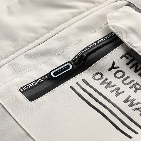 Men's Fashion Windbreaker Jacket - Casual, Thin, Ideal for Spring Outdoor Activities