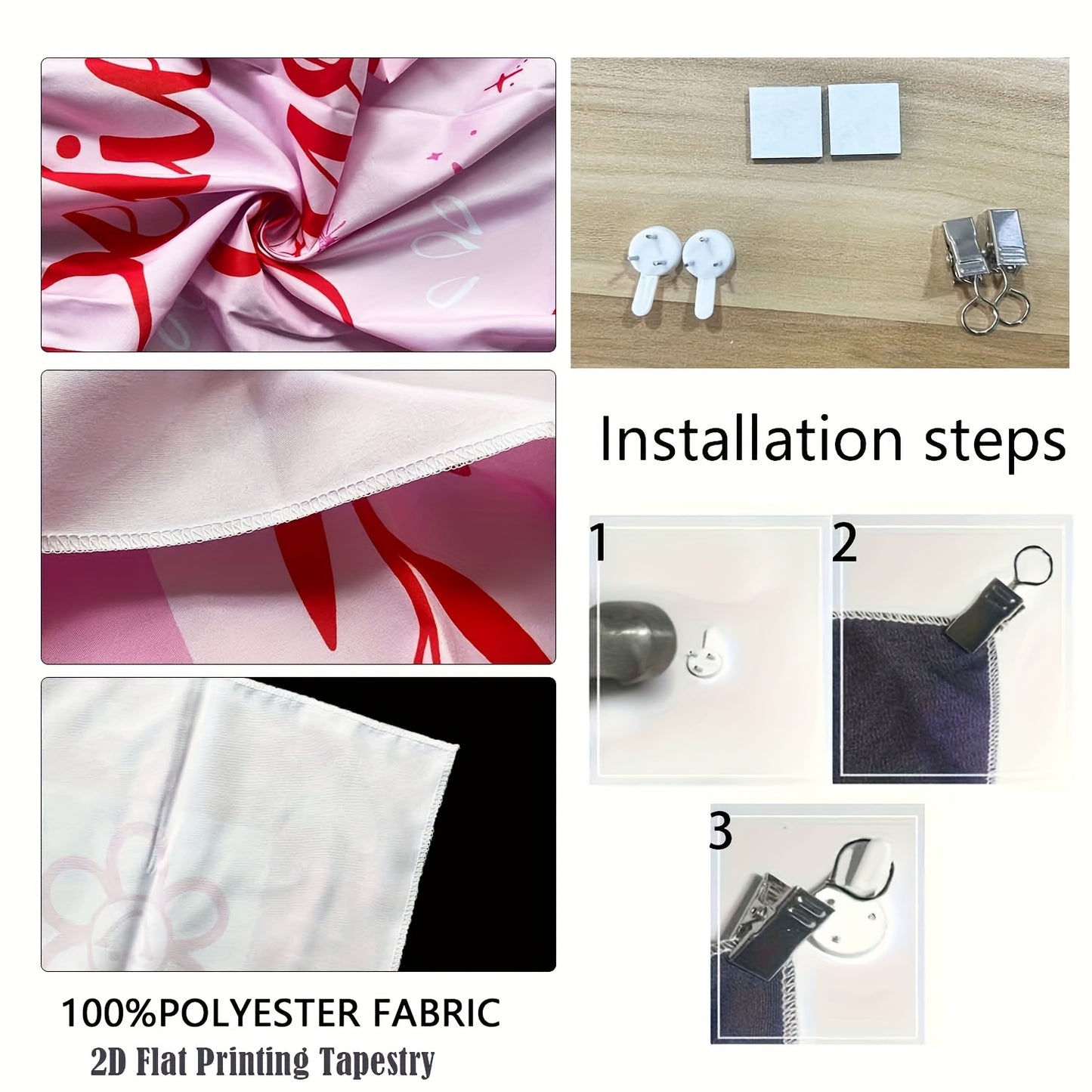 1pc High Life Leaf Pattern Fluorescent Tapestry - UV Black Light Wall Hanging for Living Room, Bedroom, Office & Party Decor - Easy Installation with Free Package, Bedroom Decor, Stylish Room Accent, Durable Room Accent