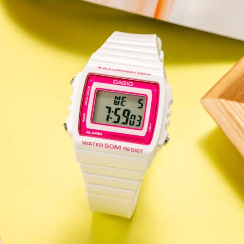 Casio Classic Chronograph Watch Womens Digital Sports 50M